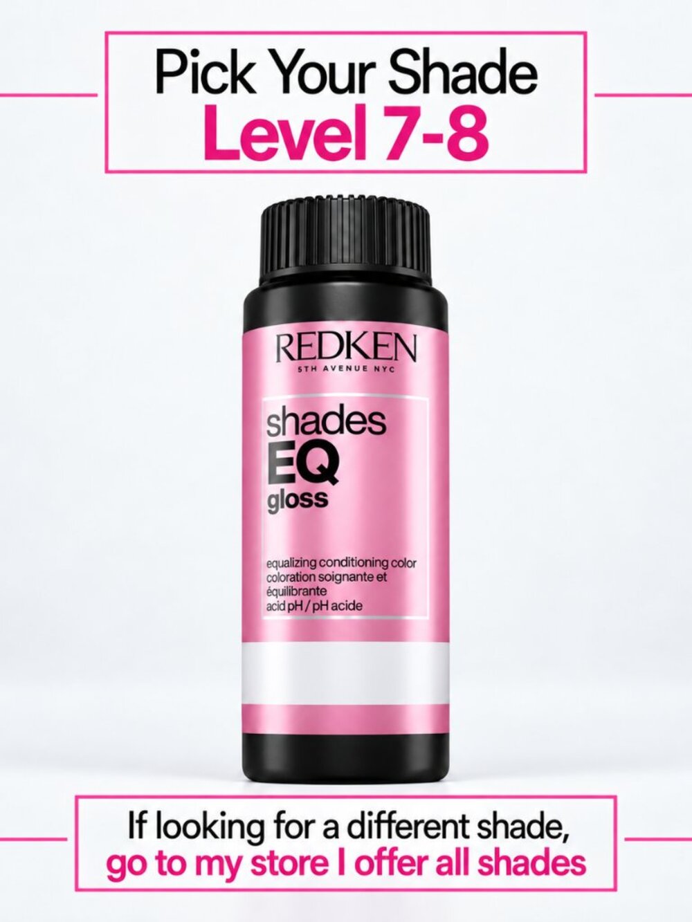 Redken Shades EQ Gloss Toner Pick Your Shade Level 7-8